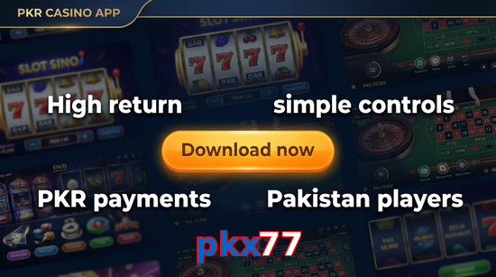 Main screen of Pkx77 gamedownload page for PK players